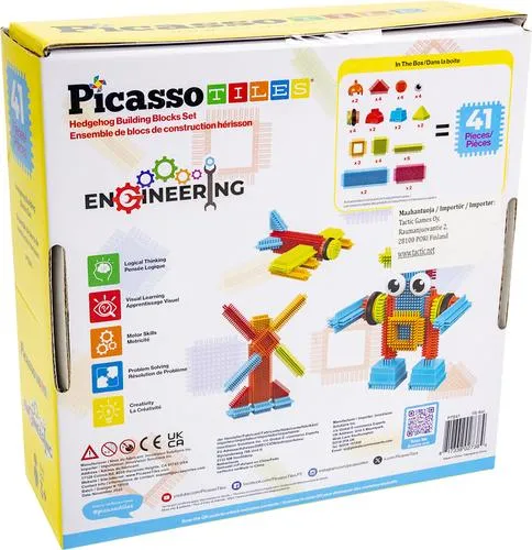 PicassoTiles Bristlelock building block set 41pcs PicassoTiles | Nalda