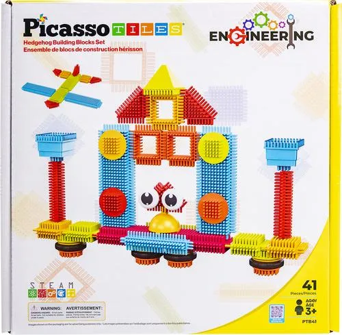 PicassoTiles Bristlelock building block set 41pcs PicassoTiles | Nalda